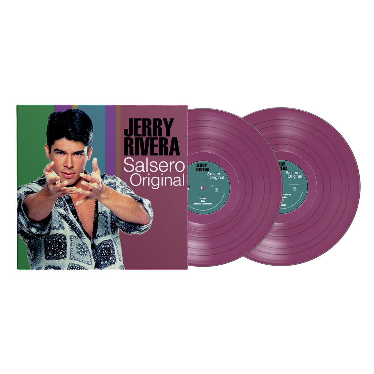 Jerry Rivera - El Bebe…..Salsero Original Orchid Vinyl 2LP  Vinyl Record
