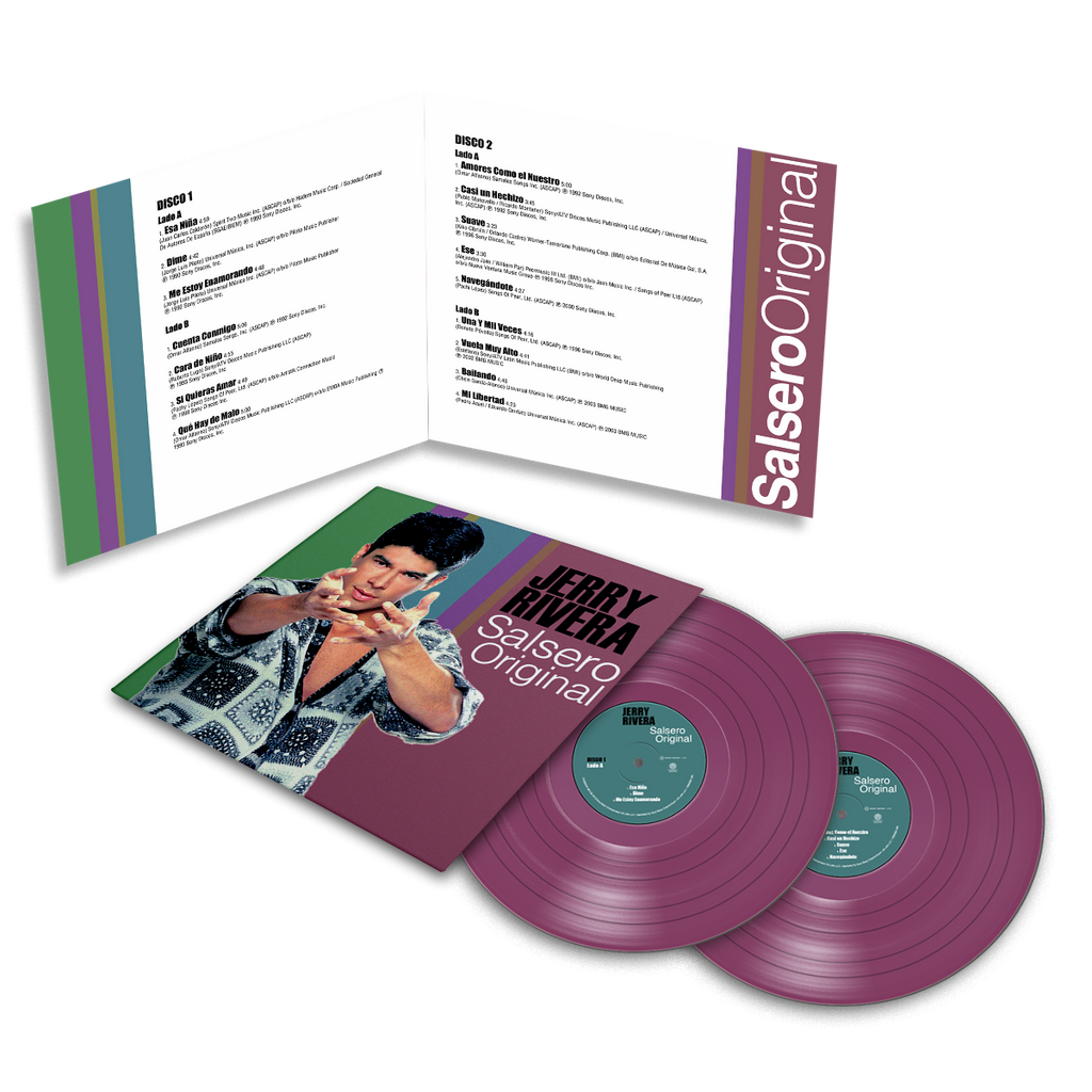 Jerry Rivera - El Bebe…..Salsero Original Orchid Vinyl 2LP  Vinyl Record