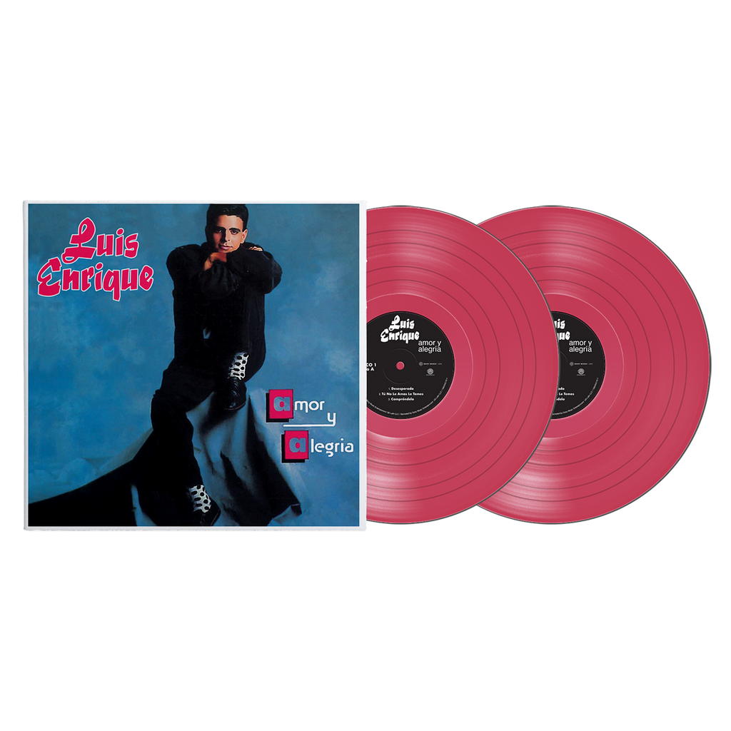 Luis Enrique - Amor Y Alegria Magenta Vinyl 2LP  Vinyl Record