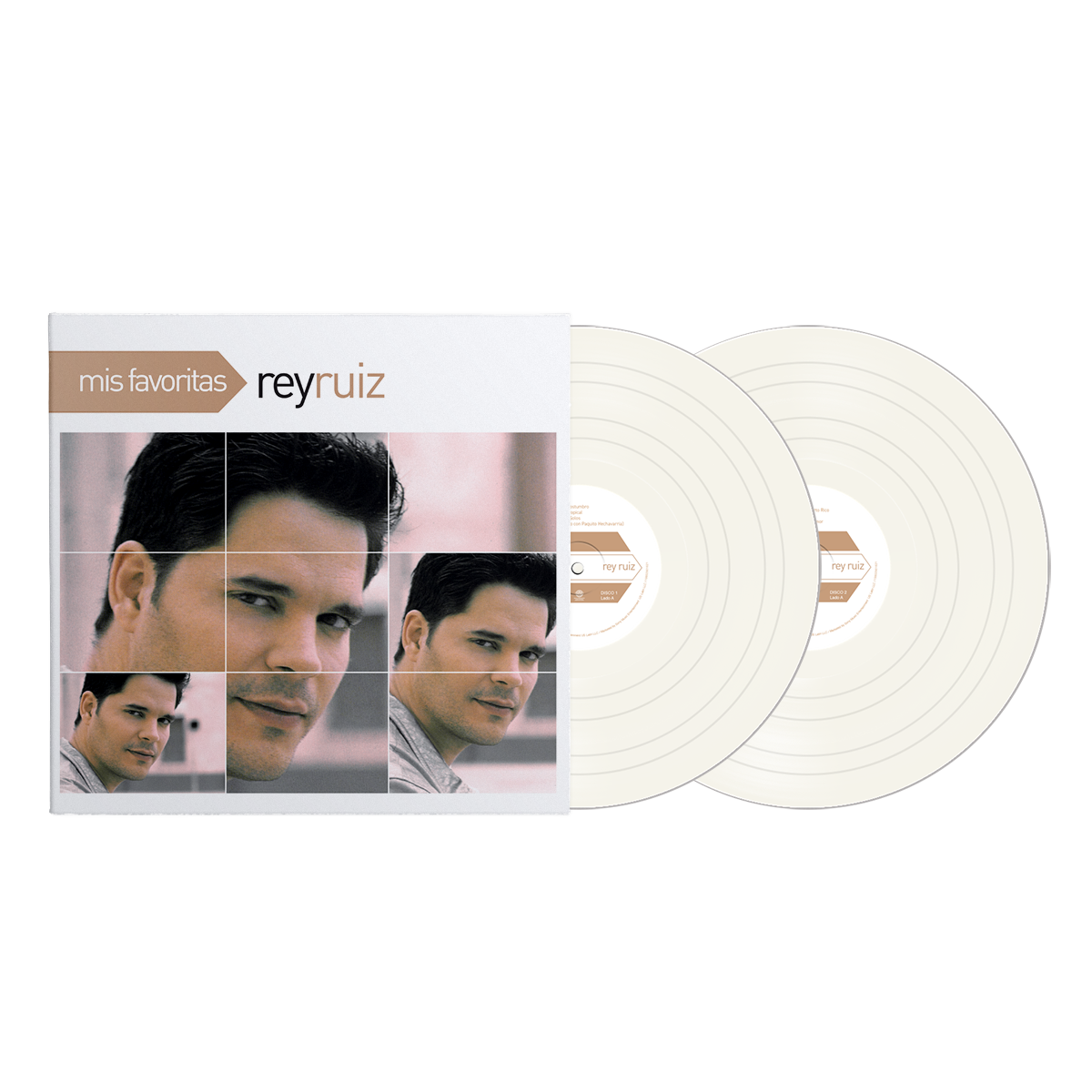 Rey Ruiz - Mis Favoritas Light Beige Vinyl 2LP Vinyl Record