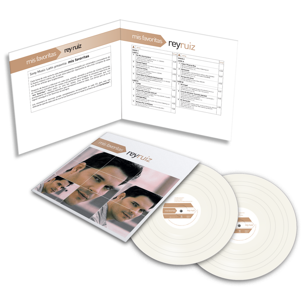 Rey Ruiz - Mis Favoritas Light Beige Vinyl 2LP Vinyl Record