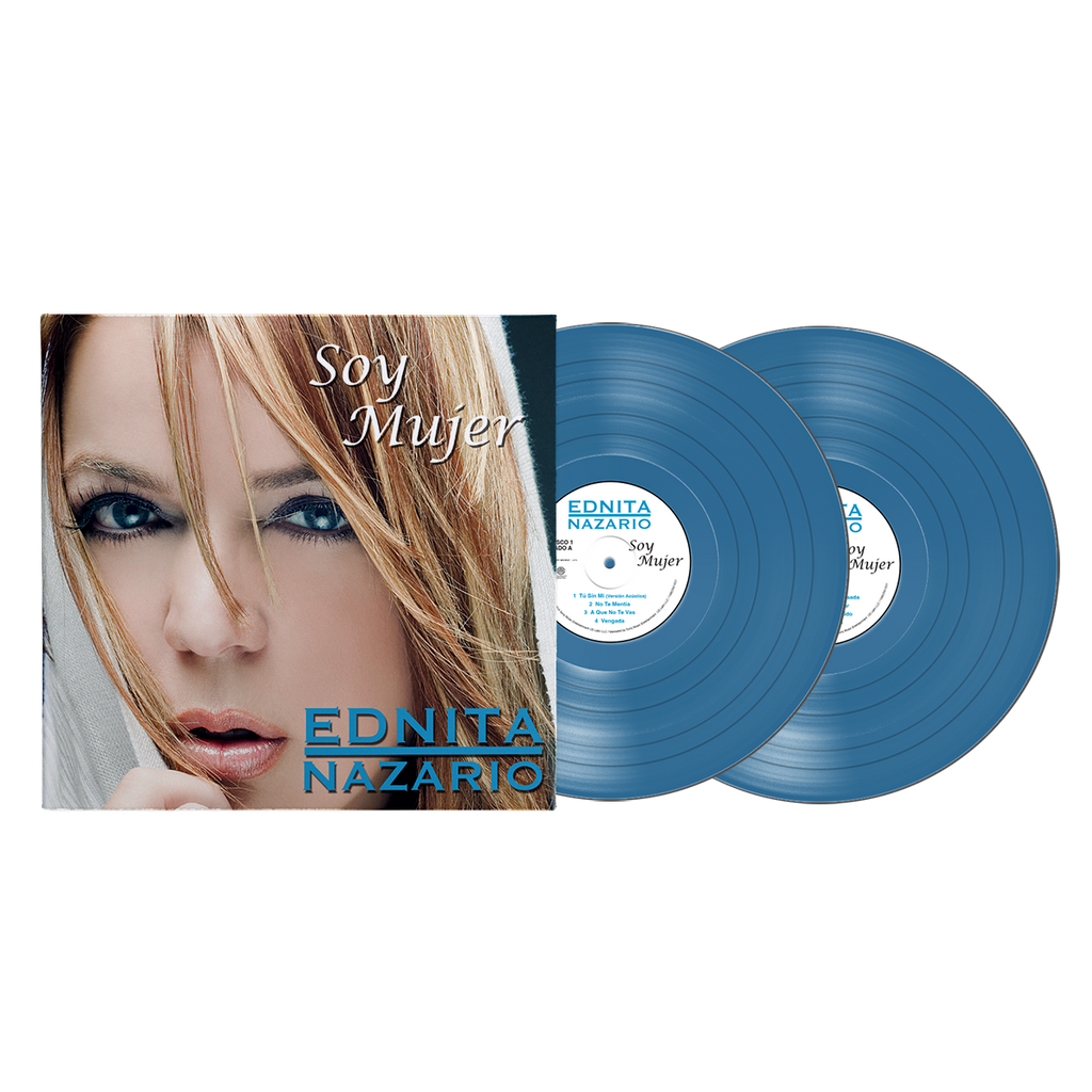 Ednita Nazario - Soy Mujer Aqua Vinyl 2LP Vinyl Record