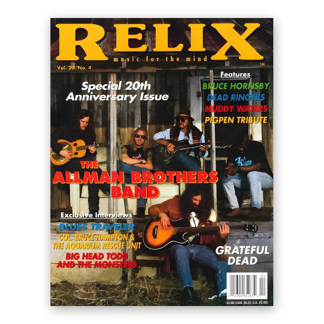 The Allman Brothers Band - August 1993 Relix Issue Magazine