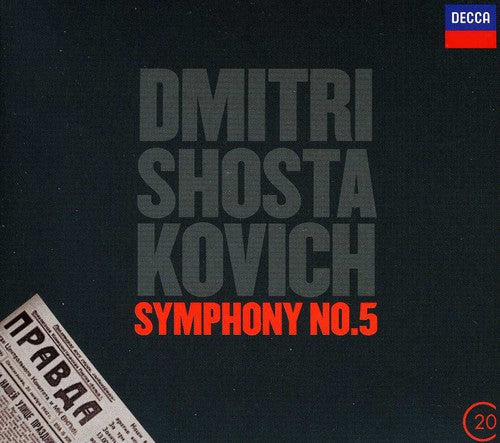 Ashkenazy / Royal Philharmonic Orchestra - 20c: Shostakovich / Symphony No 5 - Music CD