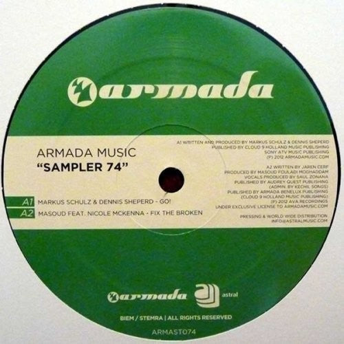 Armada Music Sampler 74 - Armada Music Sampler 74 - Vinyl Record