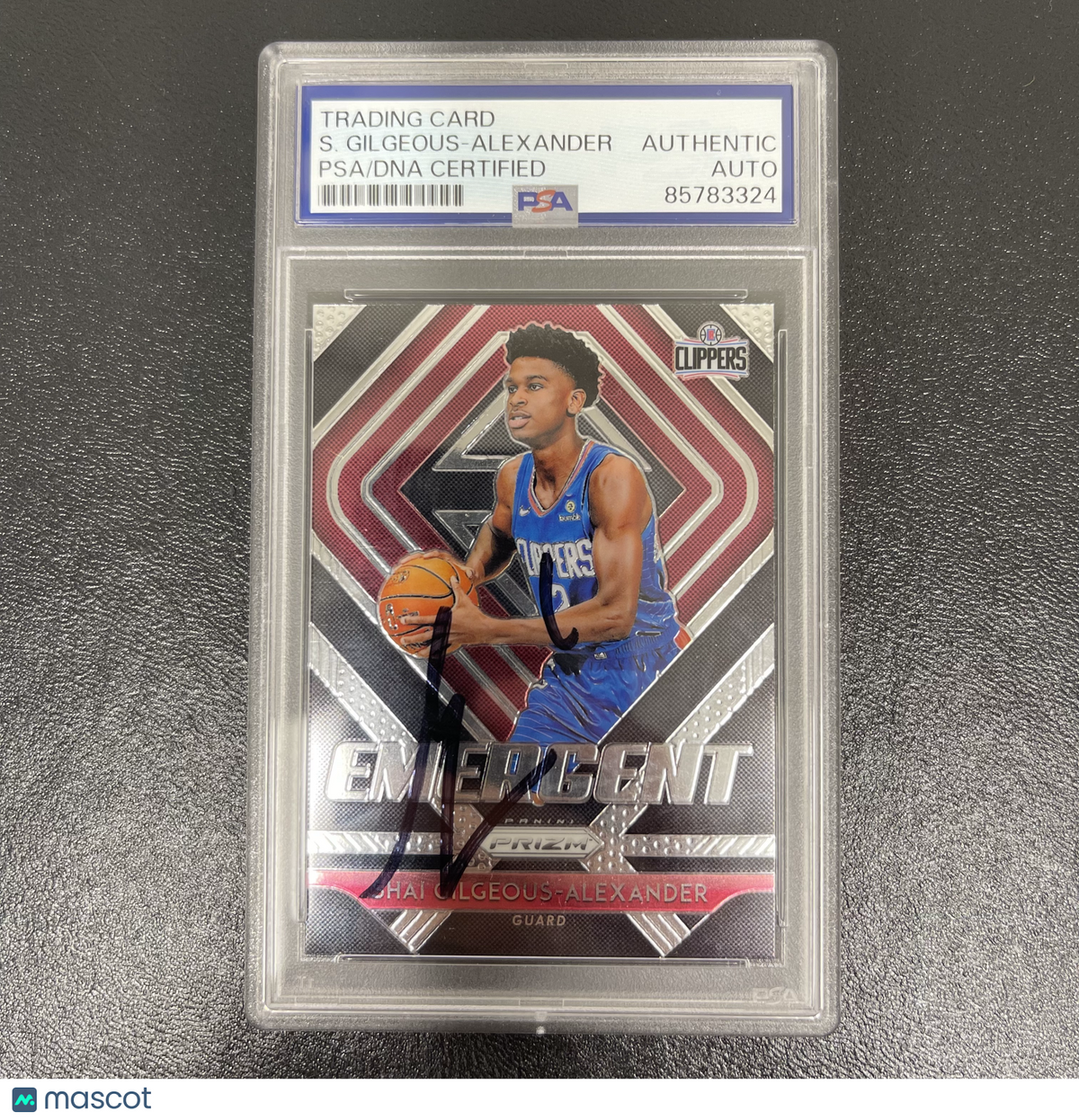 2018 Panini Prizm Basketball#11 Shai Gilgeous-Alexander Signed Card PSA Thunder