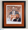 Chris Beard Texas Longhorns Signed Basketball 16x20 Custom Framed Photo PSA