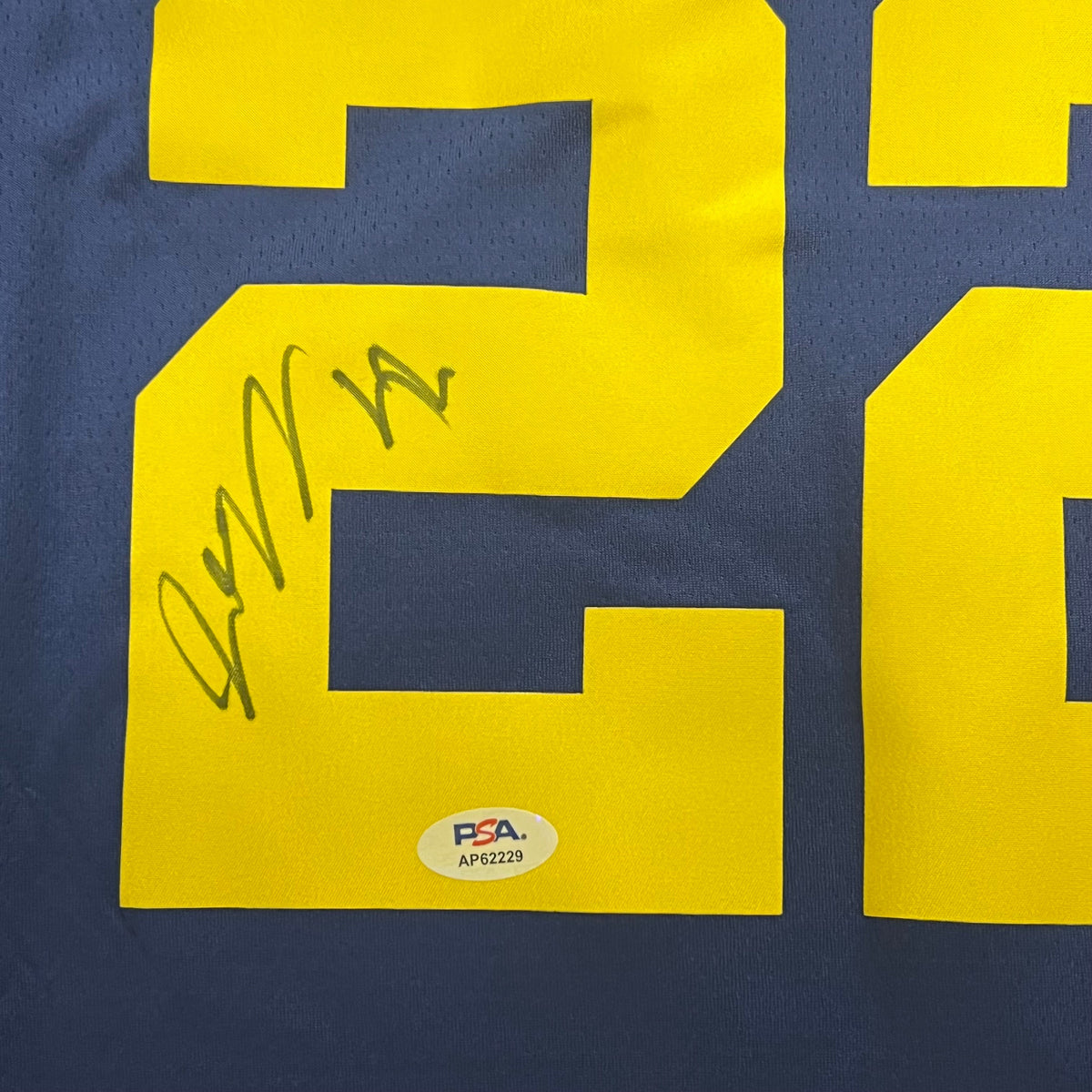 Andrew Wiggins Signed Jersey PSA Golden State Warriors Autographed