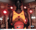 Omaha Biliew Iowa State Cyclones Signed Basketball 8x10 Photo PSA