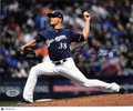 Dan Jennings Milwaukee Brewers Signed 8x10 Photo PSA