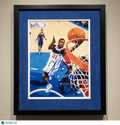 Thaddeus Young Philadelphia 76ers Signed  11x14 Custom Framed Photo PSA Auth