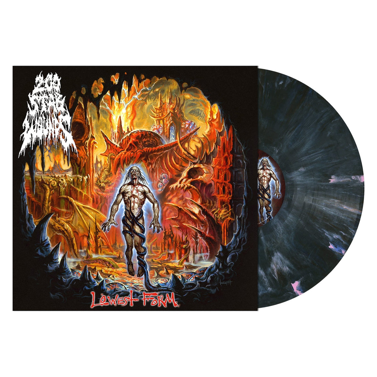 PRE-ORDER: 200 Stab Wounds - Lowest Form (Indie Exclusive) ["Pure Emptiness" - Blue Black Marbled Vinyl] Vinyl Record