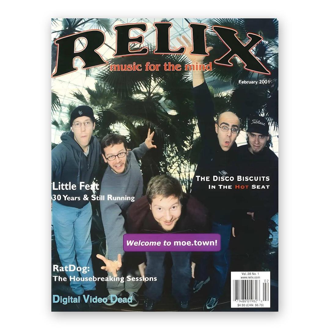 moe. - February 2001 Relix Issue Magazine
