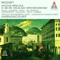 Mozart / Schafer / Vienna Cm / Harnoncourt - Mozart: Sacred Works - Music CD
