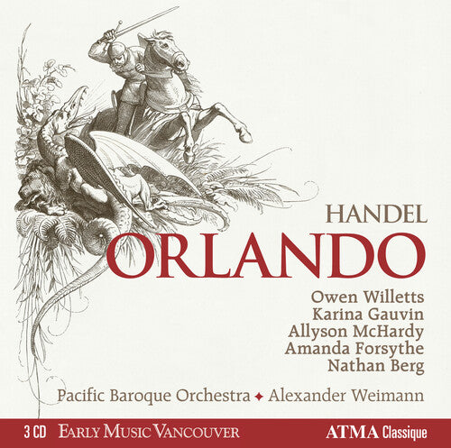 Handel / Willetts / Pacific Baroque Orchestra - Orlando - Music CD