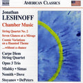 Leshnoff / Carpe Diem String Quartet / Miahky - String Quartet No.2 / Seven Glances At A Mirage - Music CD