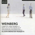 Weinberg / Allison Brewster Franzetti - Complete Piano Works 2 - Music CD