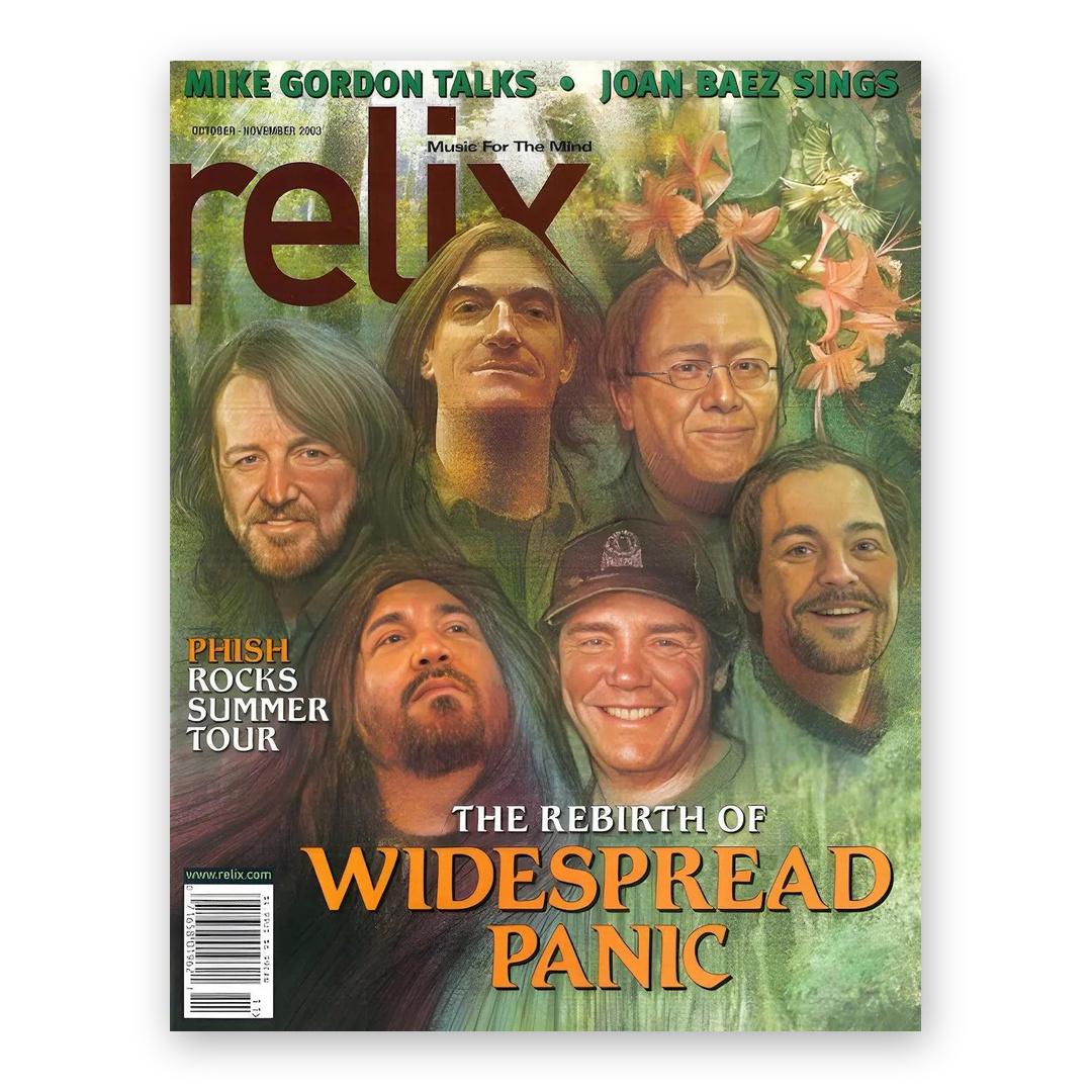 Widespread Panic - October/November 2003 Relix Issue Magazine