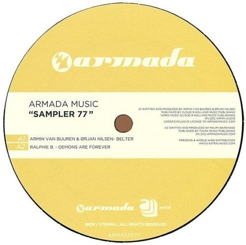 Armada Music Sampler 77 - Armada Music Sampler 77 - Vinyl Record
