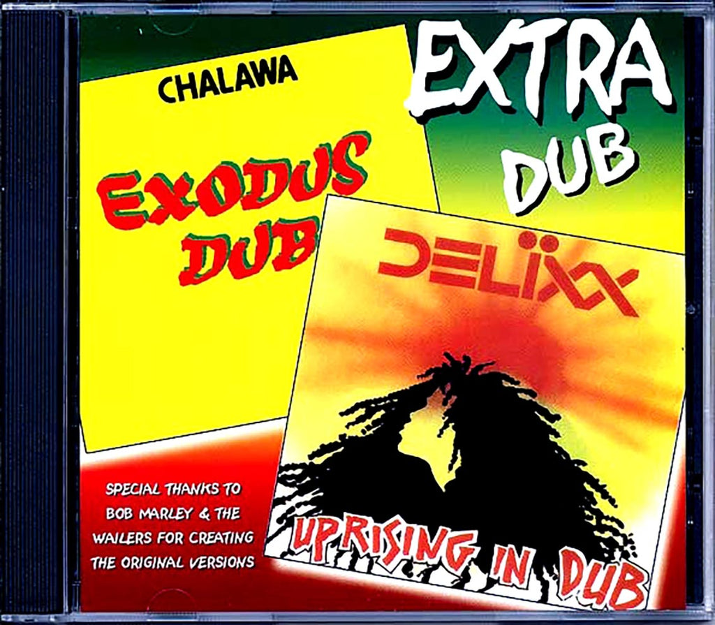 Chalawa - Exodus Dub (Bob Marley 'Exodus' Album In Dub) + Delixx 'Uprising In Dub' (2 LPs On 1 CD) (2 albums on 1 CD) Music CD