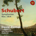 Schubert / Zinman / Tonhalle Orch Zurich - Schubert: Symphonies Nos 3 & 4 - Music CD