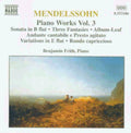Mendelssohn - Piano Works 3 - Music CD