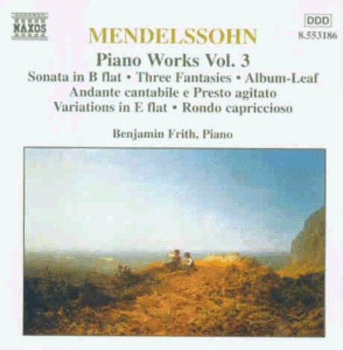 Mendelssohn - Piano Works 3 - Music CD