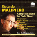 Malipiero / Lopez - Complete Music For Solo Piano - Music CD