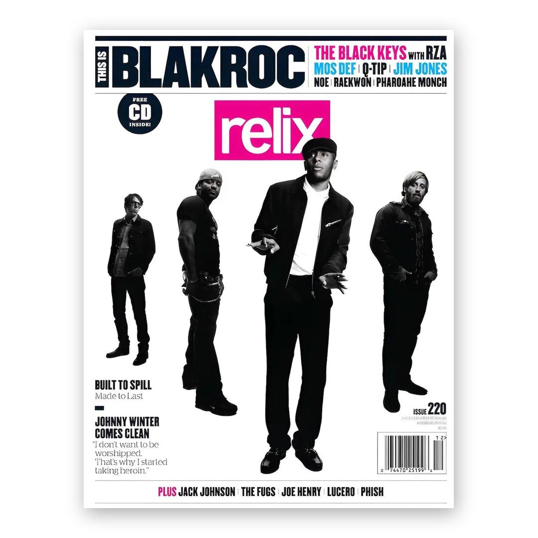 Blackroc - December/January 2010 Relix Issue Magazine