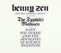 Zen,benny -the Recording - Toni Hindu & The Advocate Of Science & Culture/ft. - Music CD