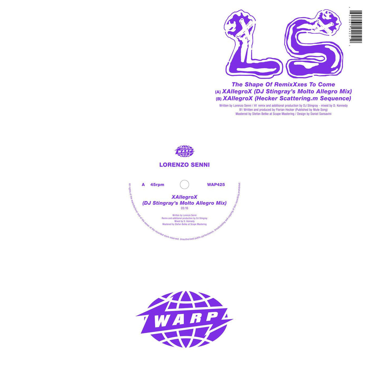 Lorenzo Senni - The Shape of RemixXxes to Come Vinyl Record