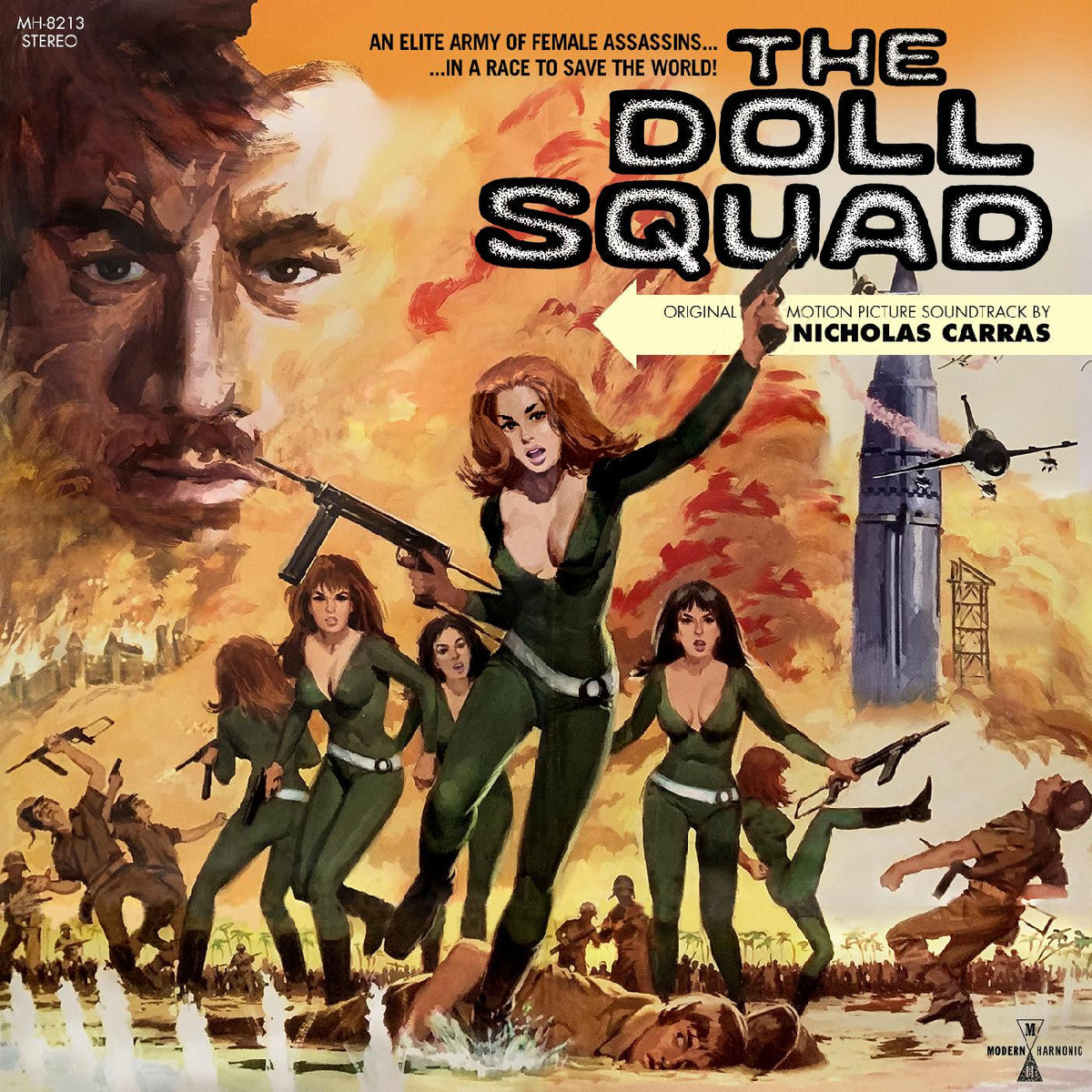 Nicholas Carras - The Doll Squad Original Motion Picture Soundtrack (Transparent Green Vinyl) Vinyl Record