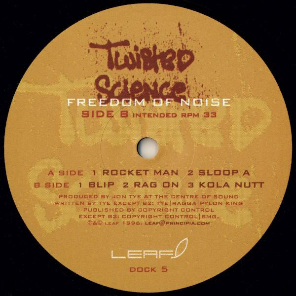 Freedom Of Noise (2x12" EP) Vinyl Record