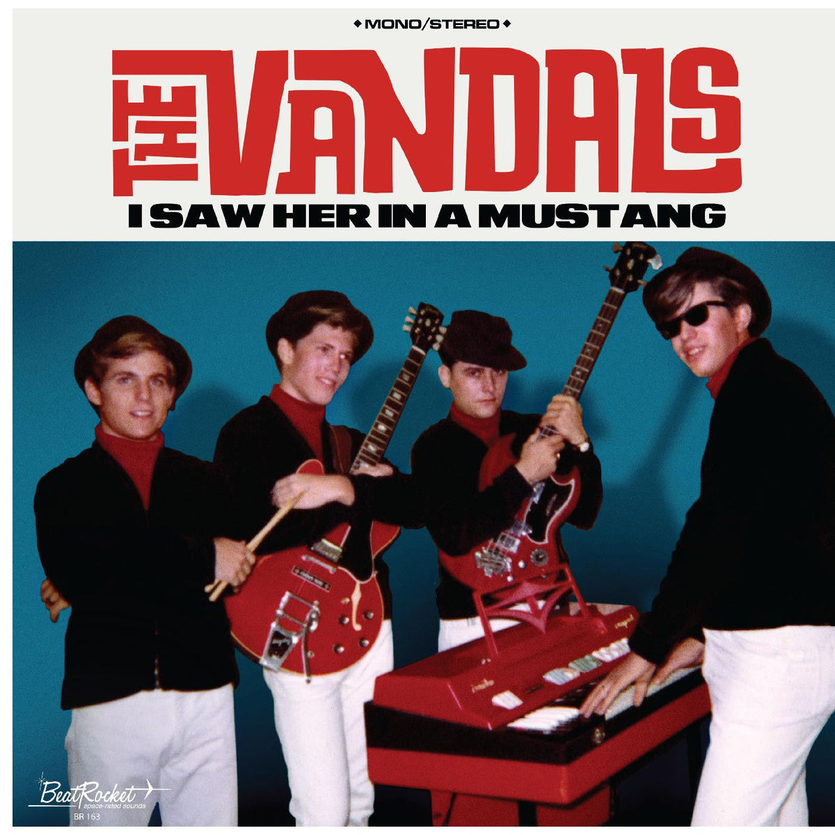 The Vandals - I Saw Her In A Mustang (Blue Vinyl) Vinyl Record