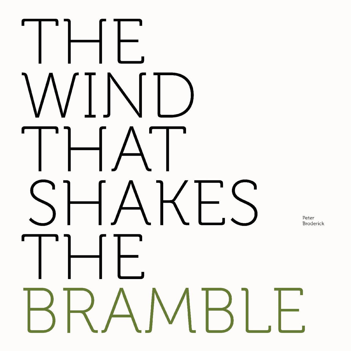 Peter Broderick - The Wind That Shakes The Bramble (Indie Exclusive) Vinyl Record