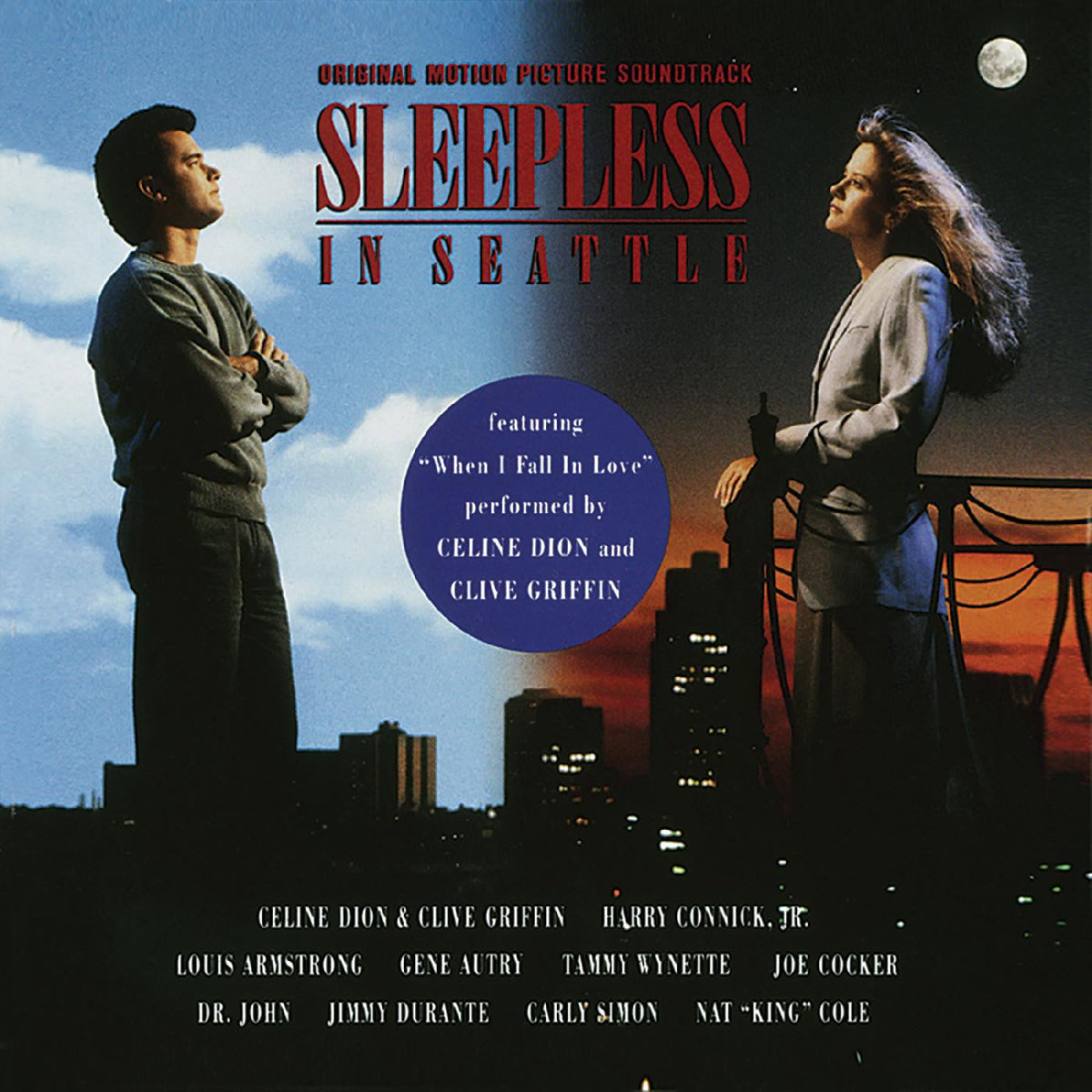 Various Artists - SLEEPLESS IN SEATTLE--Original Motion Picture Soundtrack ("Sunset" Vinyl) Vinyl Record