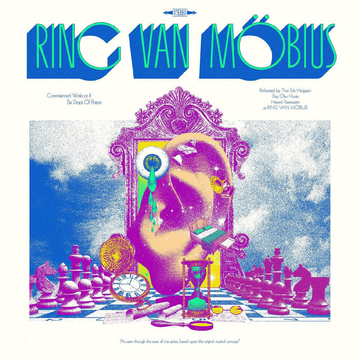Ring Van Möbius - Commissioned Works Pt II - Six Drops of Poison (Transparent Magenta Vinyl) Vinyl Record