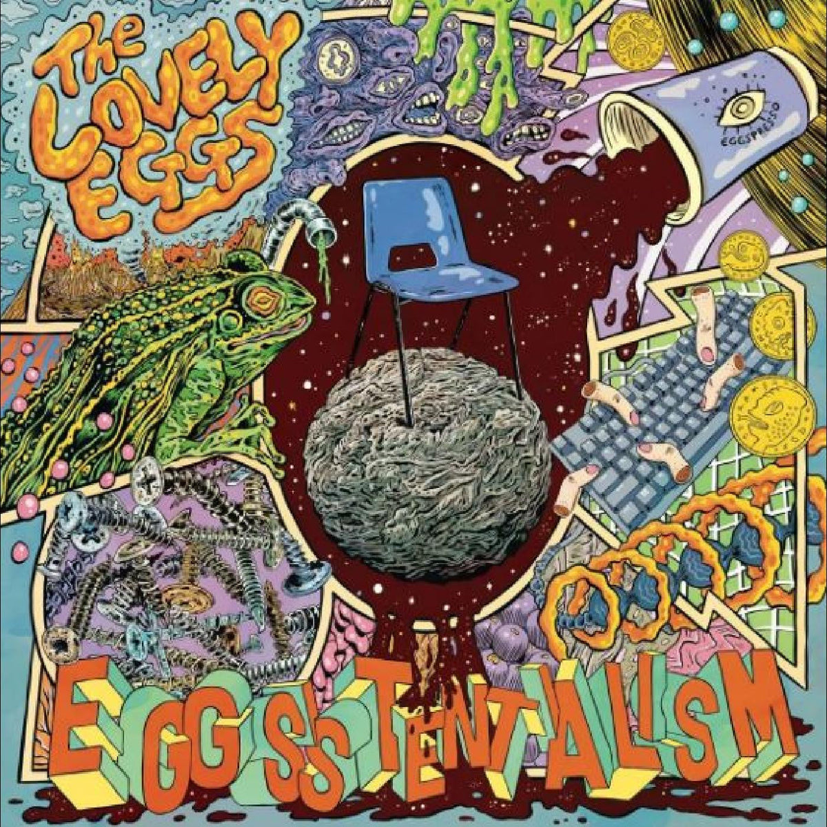 Lovely Eggs, The - Eggsistentialism (Indie Exclusive, Transparent Blue with "Coffee" Splatter Vinyl) Vinyl Record