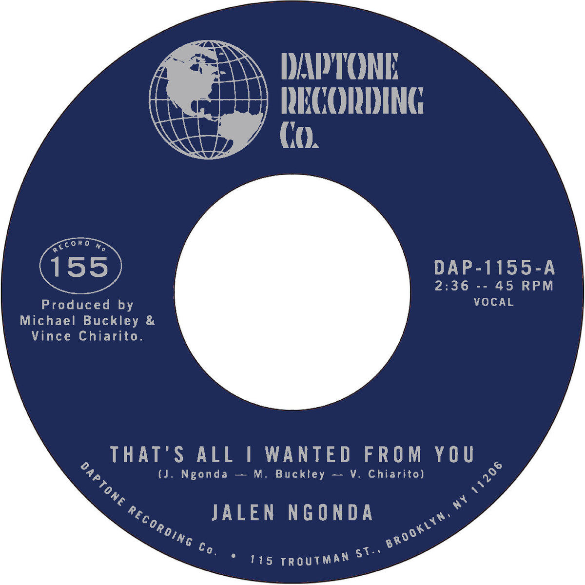 Jalen Ngonda - That's All I Wanted from You b/w So Glad I Found You Vinyl Record