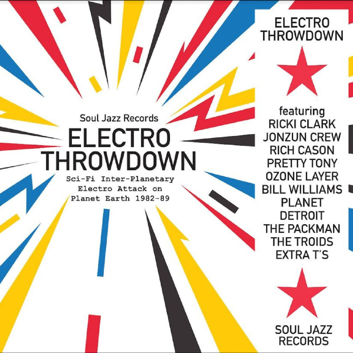 ELECTRO THROWDOWN – Sci-Fi Inter-Planetary Electro Attack on Planet Earth 1982-89 Vinyl Record