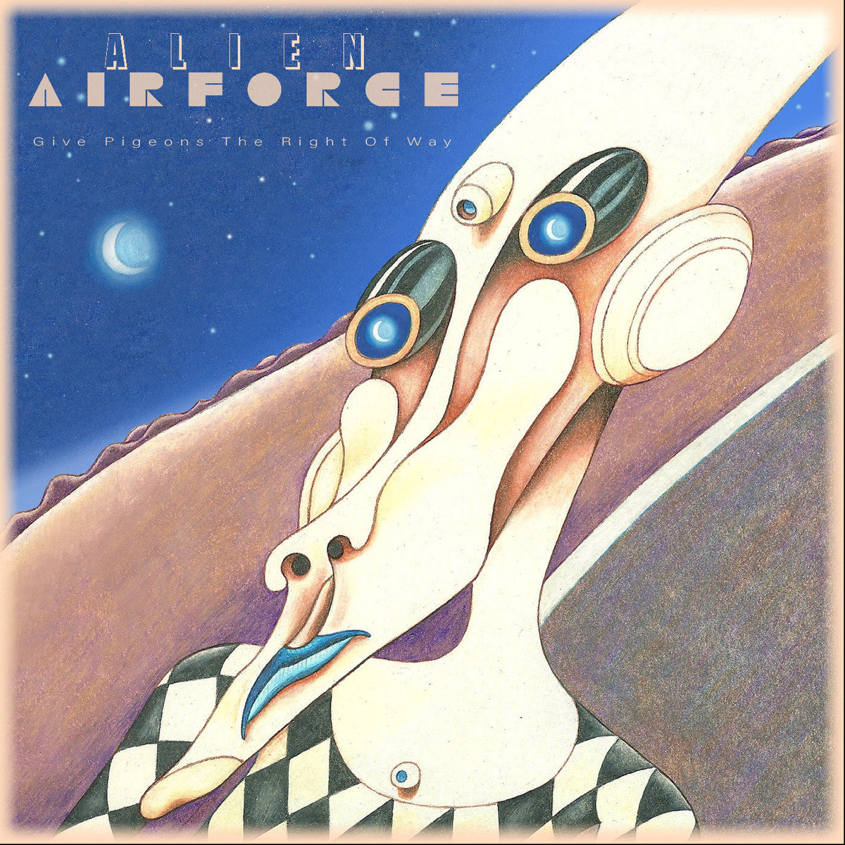 Alien Airforce - Give Pigeons The Right Of Way (Airforce Blue Vinyl) Vinyl Record