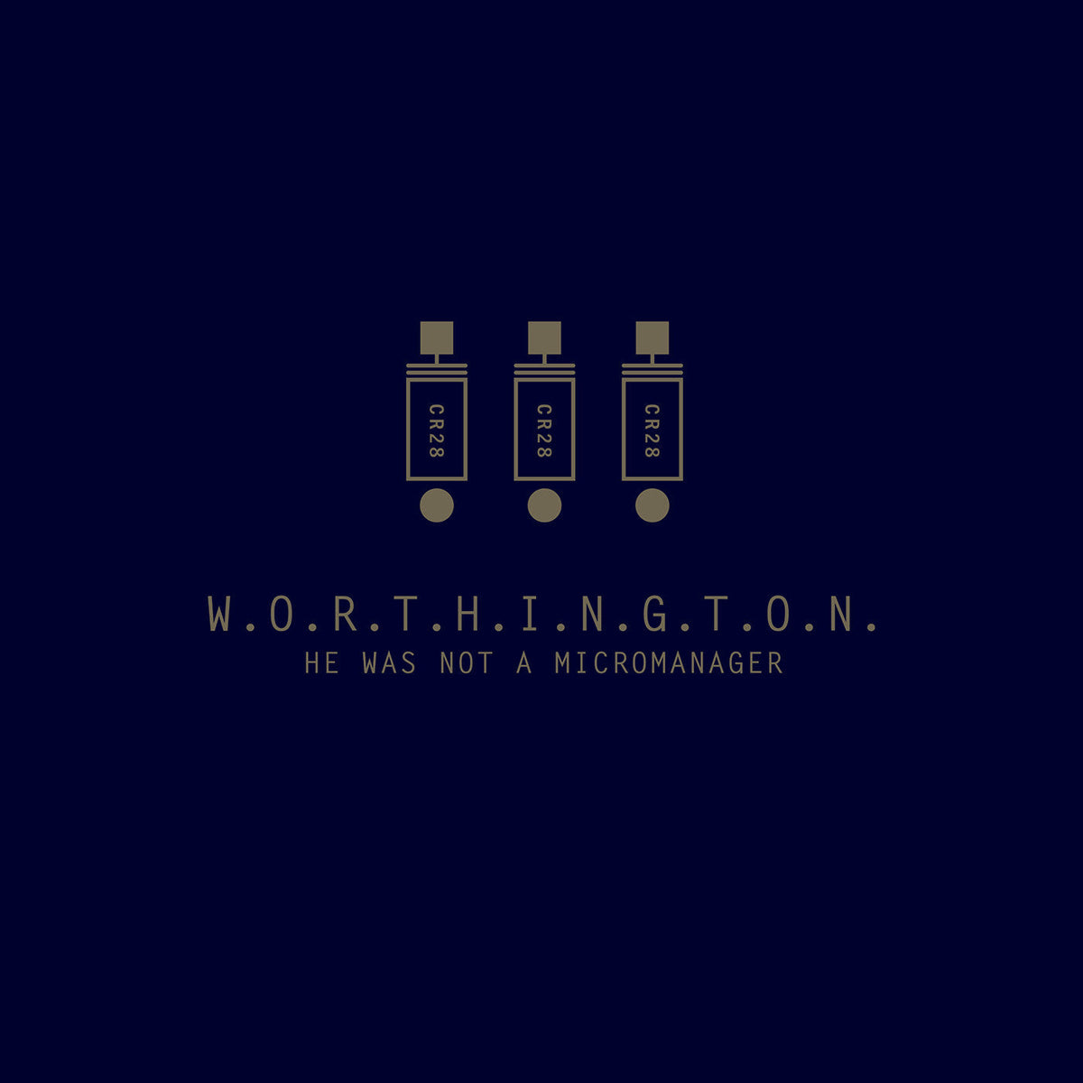 Worthington - He Was Not a Micromanager (Opaque Silver Vinyl) Vinyl Record