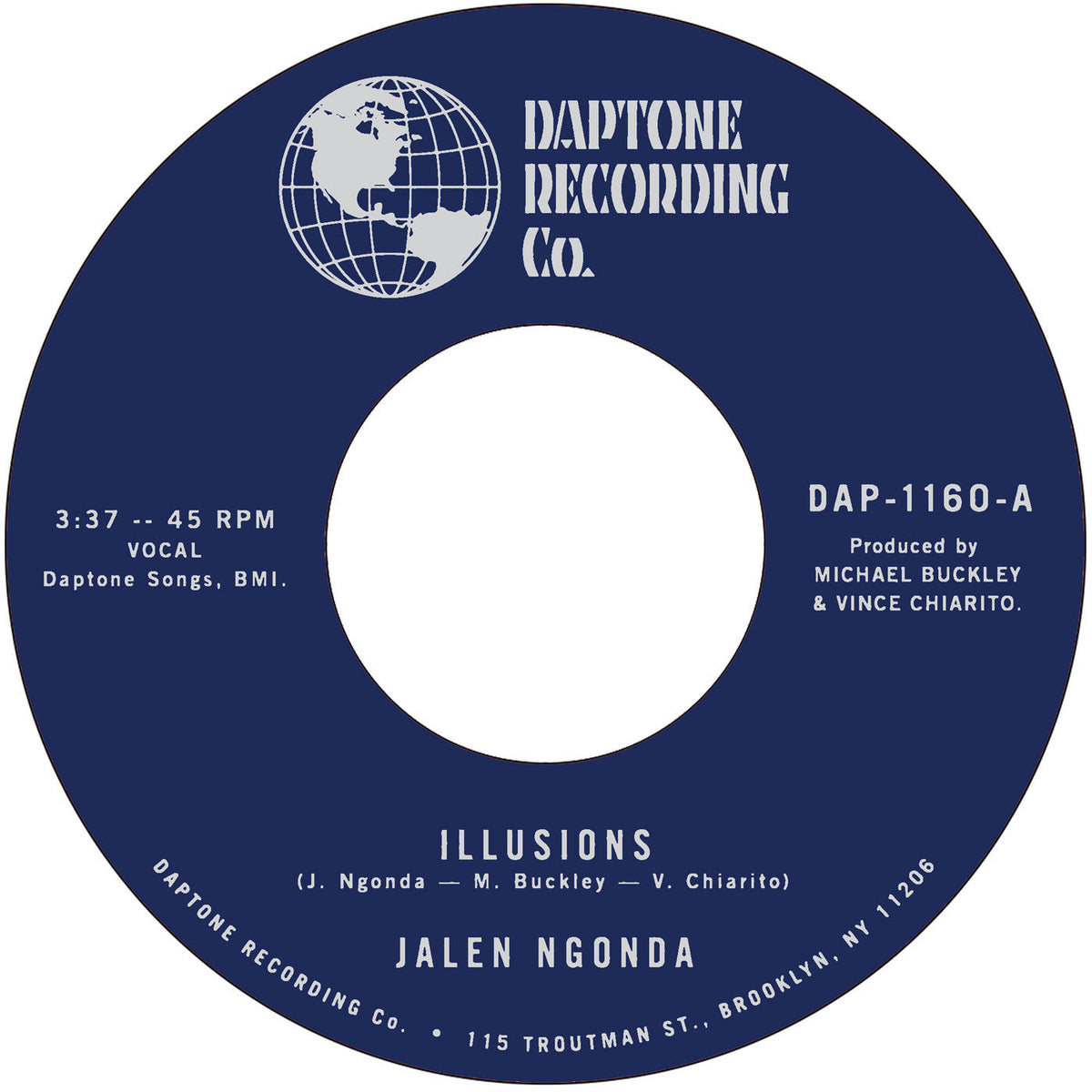 Jalen Ngonda - Illusions b/w Rapture Vinyl Record