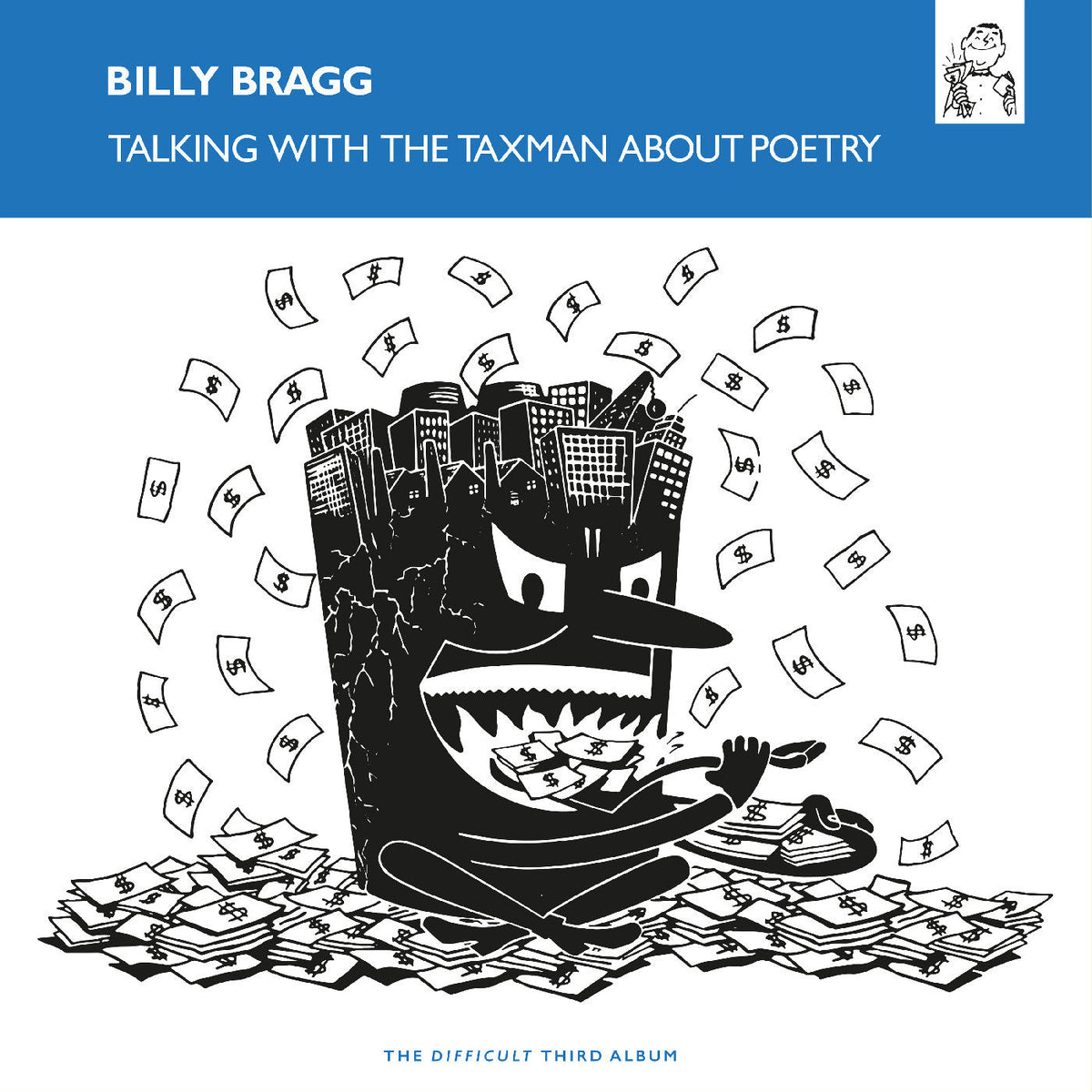 PRE-ORDER: Billy Bragg - Talking With The Taxman About Poetry (Solid Blue Vinyl) Vinyl Record