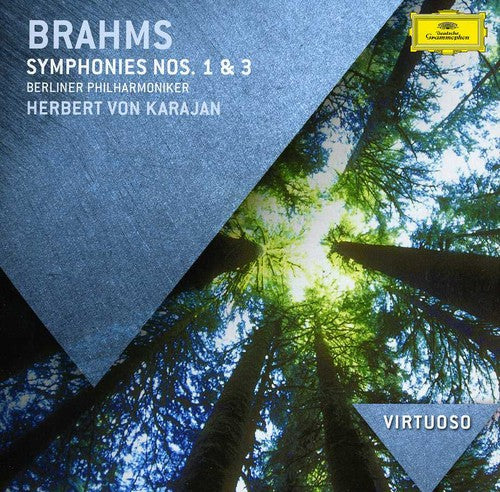 Von Karajn,herbert/berliner Philharmoniker - Virtuoso-brahms: Symphonies Nos. 1 & 3 - Music CD