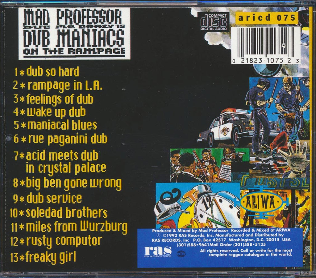 Mad Professor - Dub Me Crazy 12: Dub Maniacs On The Rampage (marked/ltd stock) Music CD