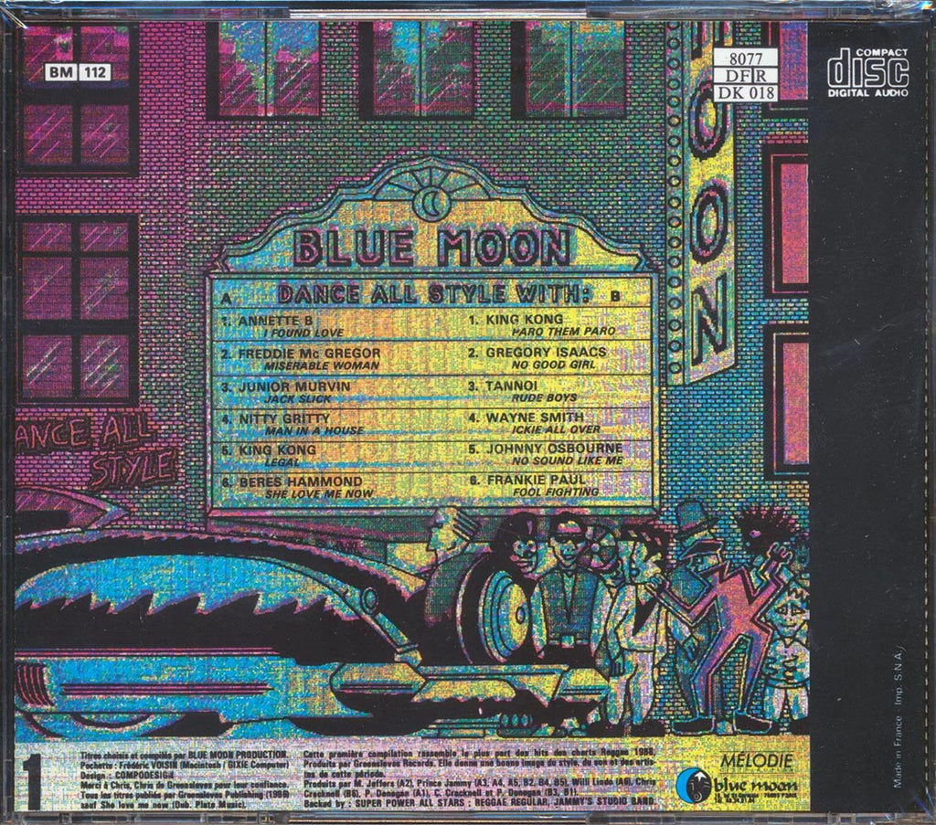 King Kong, Nitty Gritty, Wayne Smith, Etc. - Dance All Style No. 1 Music CD