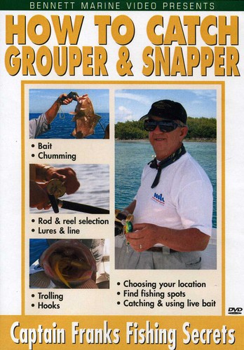 Captain Franks How To Catch Grouper & Snapper - Captain Franks How To Catch Grouper & Snapper - DVD
