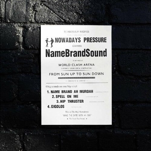 Name Brand Sound - Nowadays Pressure - Vinyl Record