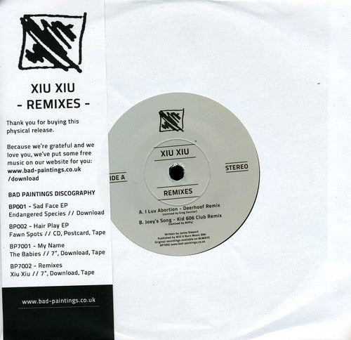 Xiu Xiu - I Luv Abortion / Joeys Song - Vinyl Record